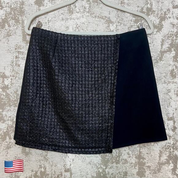 Ramy Brook Jan Boucle Pencil Mini Skirt in Black - Picture 1 of 6
